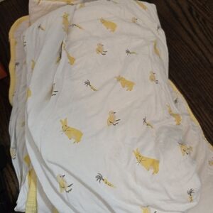 Kyte BABY Yellow and White Kids Blanket